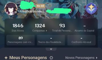 CONTA DE GENSHIN IMPACT 2020 MAIS DE 90 PERSONAGENS (CONTANDO CONSTELAÇÕES)