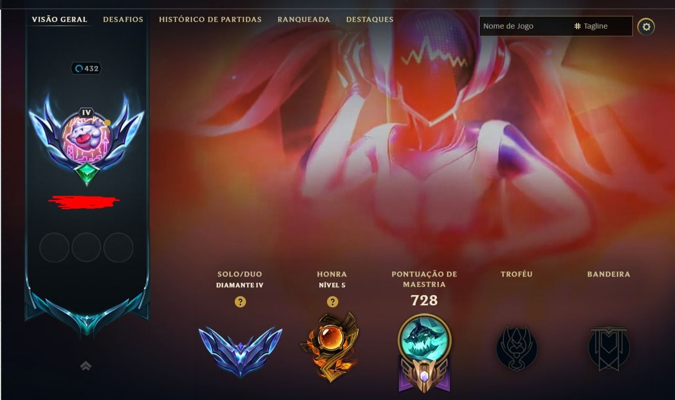 Conta diamante 4 - MUITAS SKINS