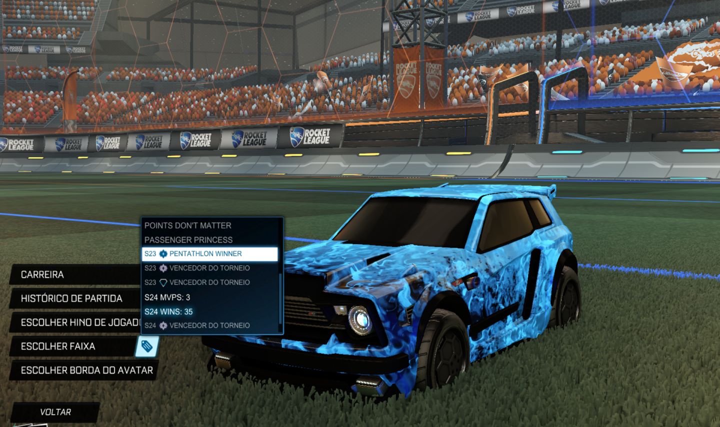 Conta Rocket League | Campeã S22 | Fennec Preto | Preço de Forn | BARATO!