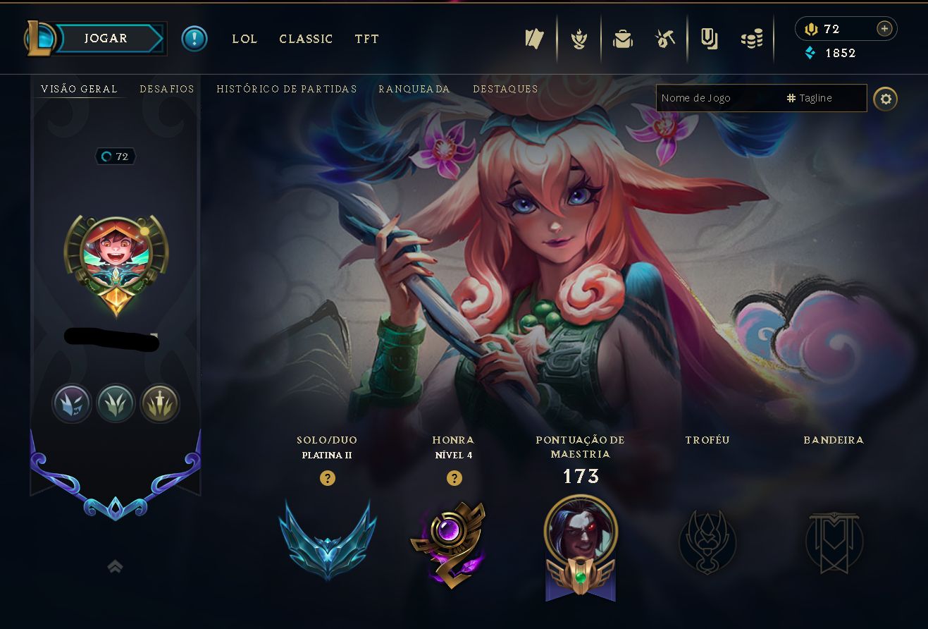 Conta League Of Legends Samira Soul Fighter, Veigar Cripta de Magma,+2 lendarias