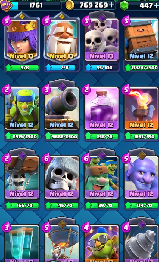 CONTA FULL MAX 12K TROFÉUS | MAIOR CAMPEÃO RANK 7313 | QUASE TUDO NV 15 ELITE