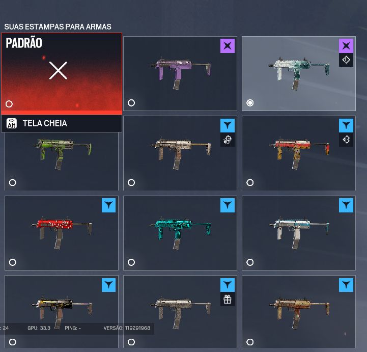 Conta r6 antiga, nivel 286 com bastante skins e amuleto de evento, 3 elites