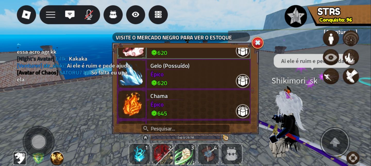 Conta de roblox focada em vários jogos