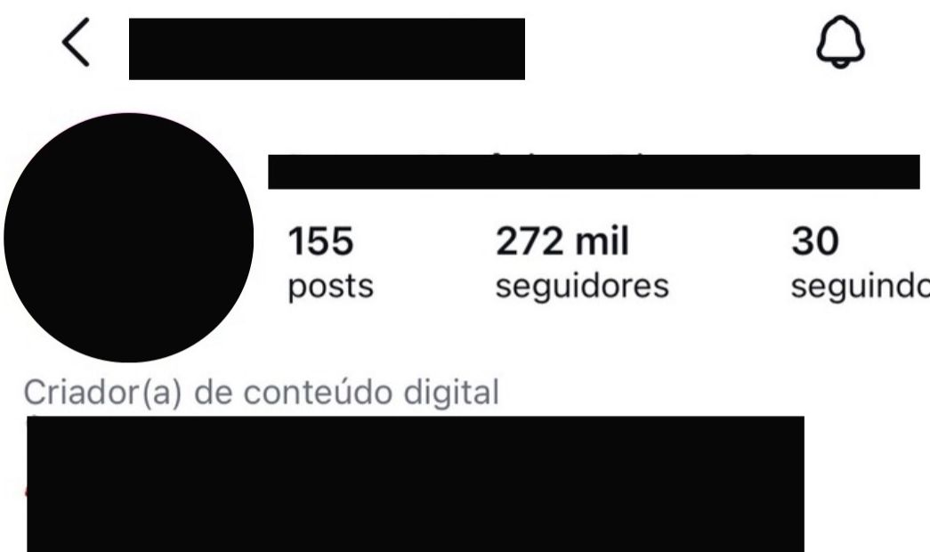 INSTAGRAM COM 272K DE SEGUIDORES