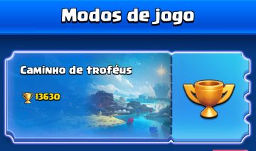 Conta Clash Royale UPADA 13.5k+ 4 decks full, aceito propostas