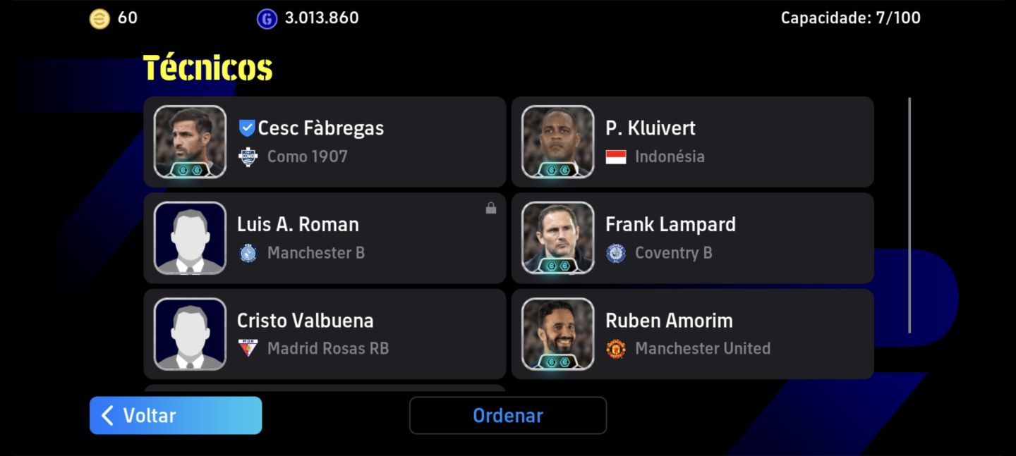 Conta efootball boa pra começar 3227
