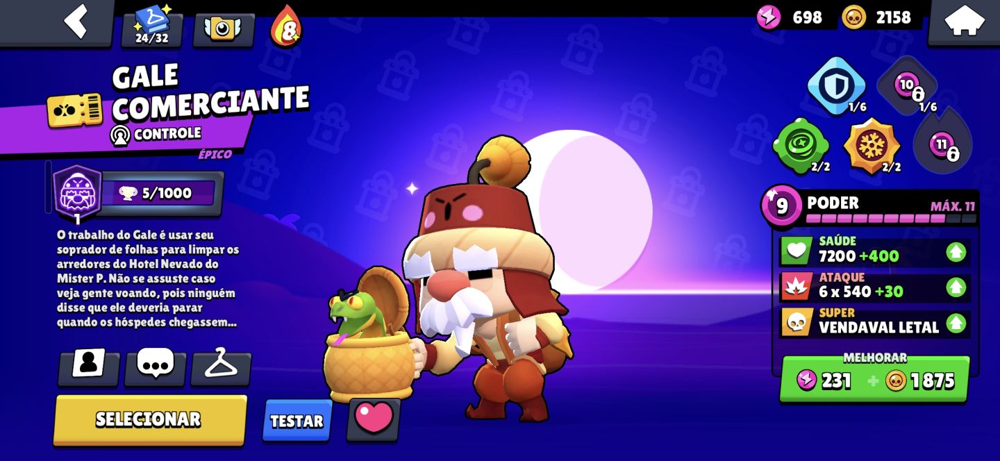 CONTA DE BRAWL STARS EXTREMAMENTE RARA