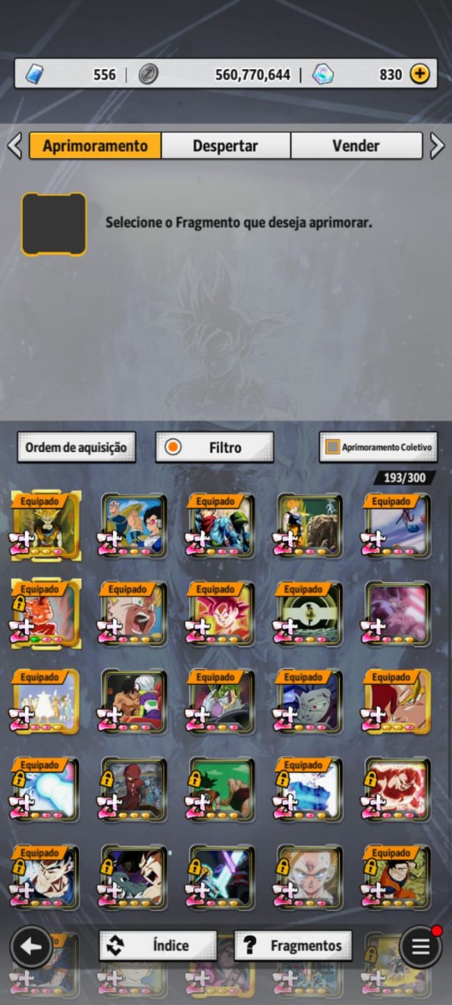 CONTA DE DRAGOMN BALL LEGENDS END GAME