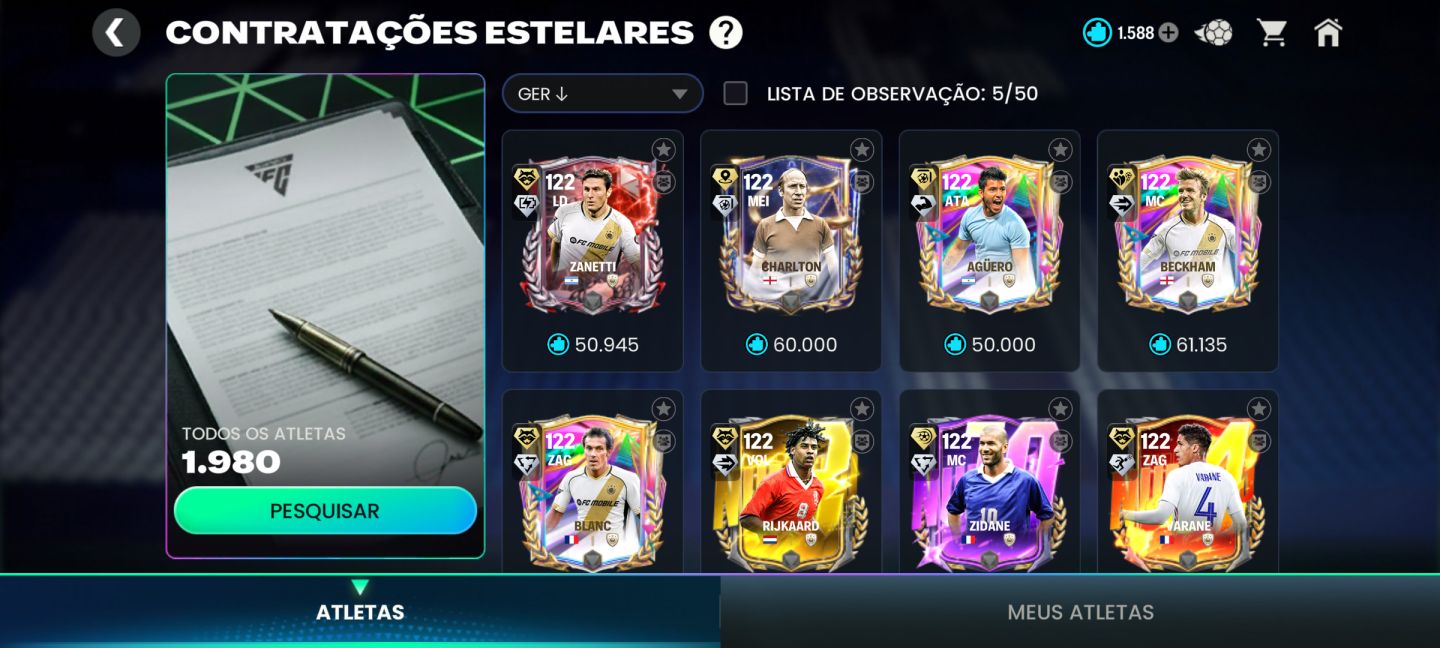 CONTA EA SPORTS FC MOBILE | GER 125 | VALOR DE 69,2 BI | ELENCO DE ELITE