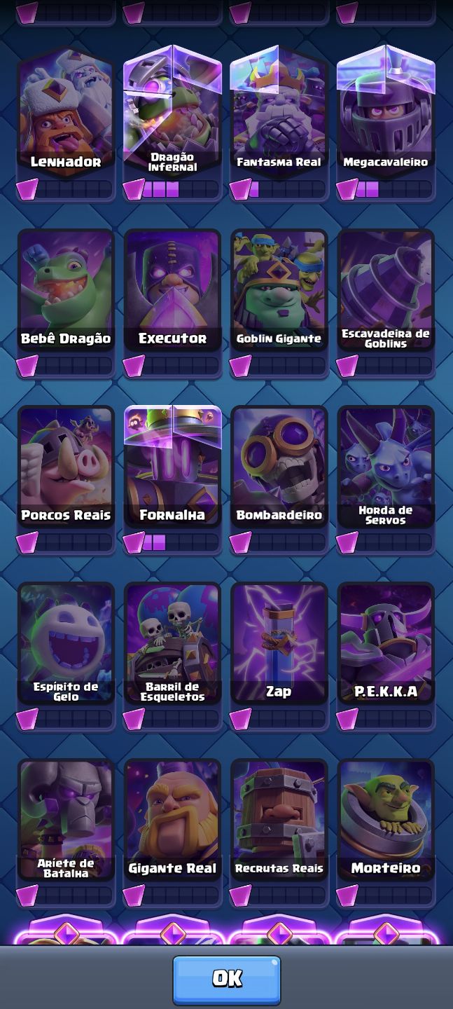 Conta de Clash Royale com 8597 troféus CONTA ANTIGA!!