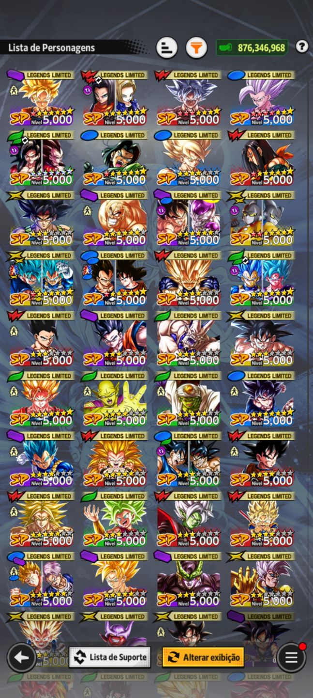 Conta end game lv654 (valor negociável)