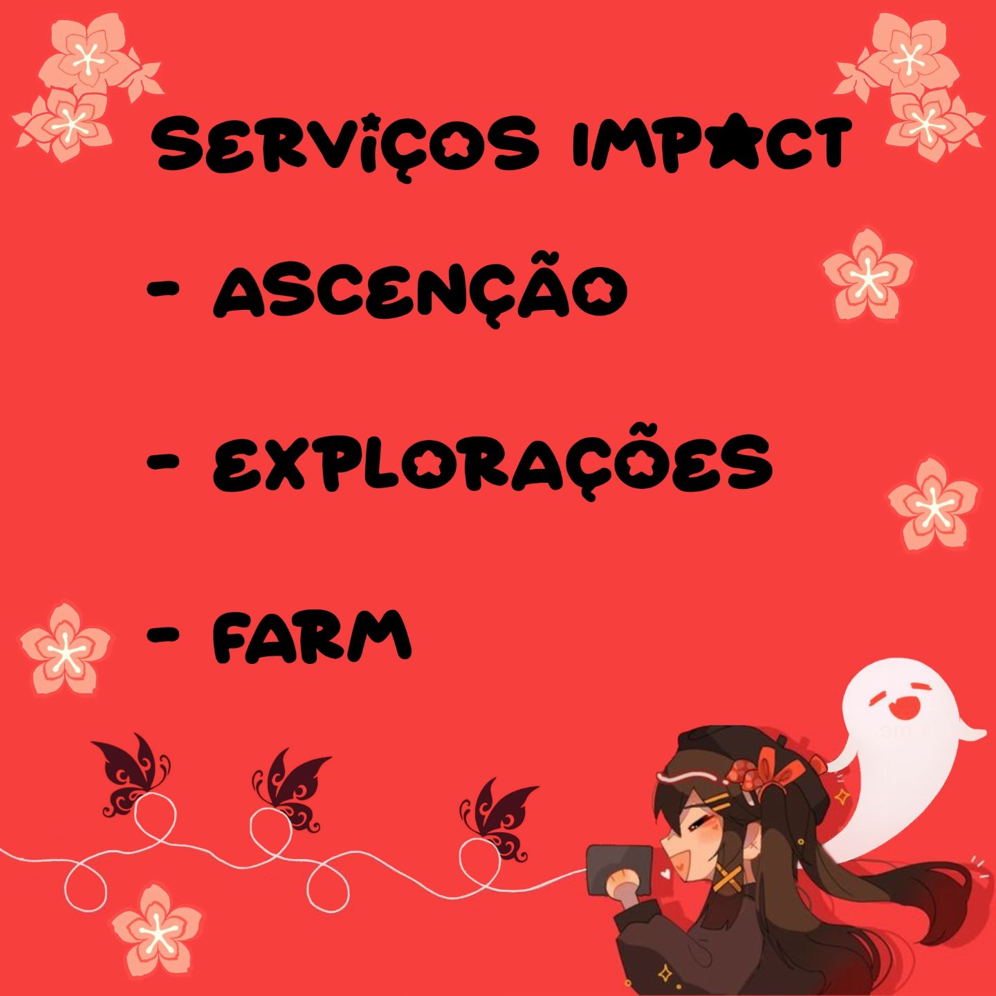 Serviços de farms, exploração e ascencões