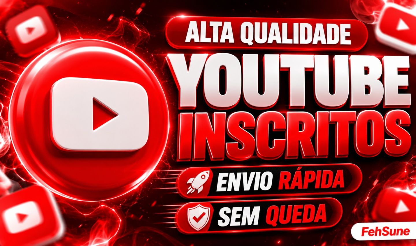 [PROMOÇÃO] SEGUIDORES, CURTIDAS, VIEWS, COMENTÁRIOS - YOUTUBE INSCRITOS