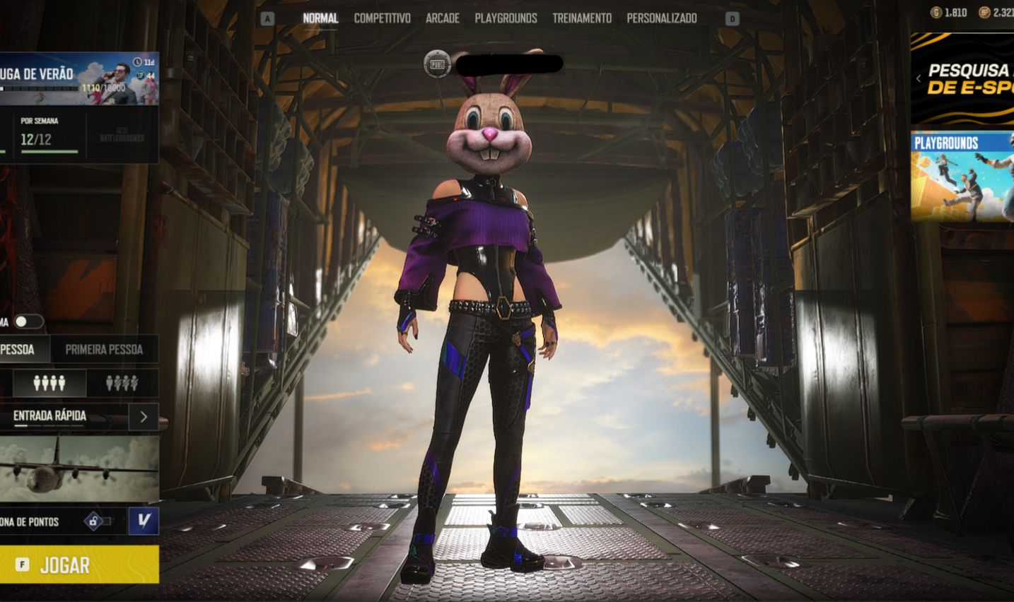 Conta PUBG Kar98k lendária + Chroma + 1810 Gcoins + 513 cupons de contrabando