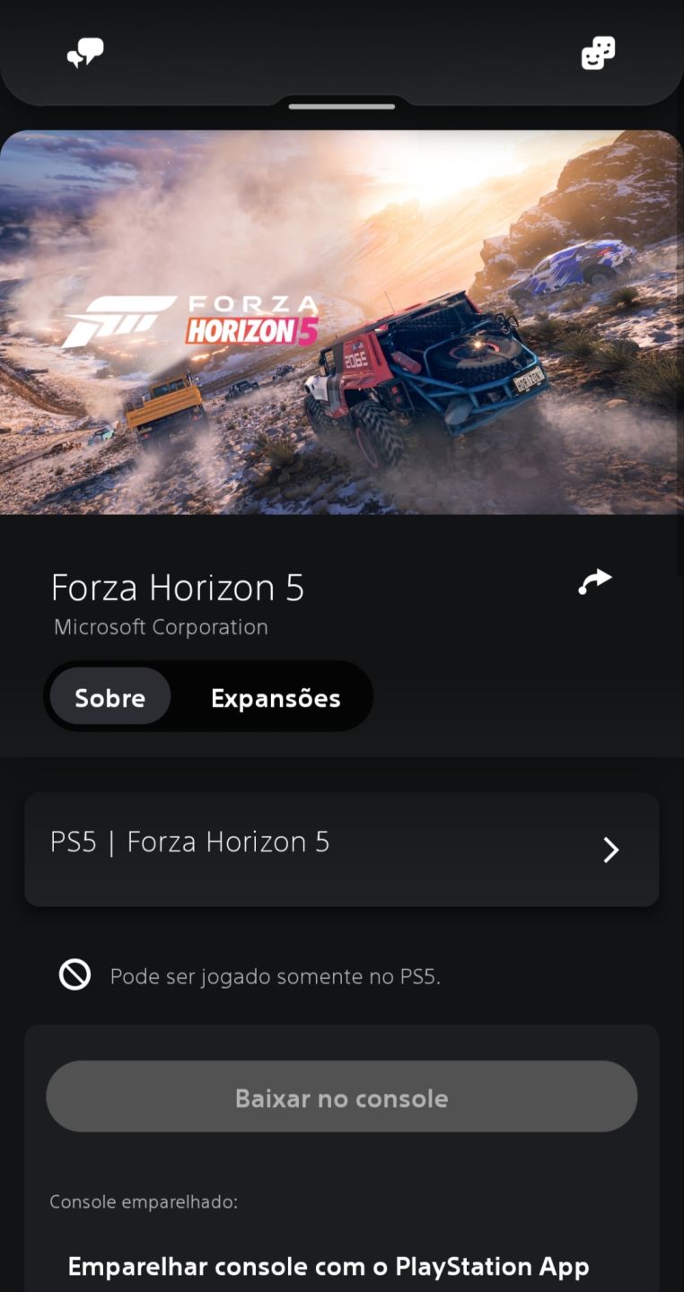 CONTA PS5 PRIMÁRIA | EA FC + COD MW2 + FORZA HORIZON 5 |