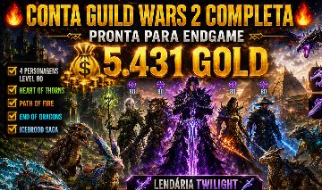 Conta Guild Wars 2, TOP LEIA !!!!