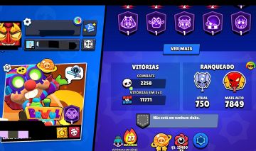 Conta BRAWL STARS uso pessoal 81k de trofeus skins raras