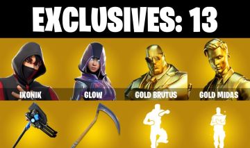 CONTA FN COM 102 SKINS-IKONIK GLOW-GOLD BRUTUS-TRYHARD