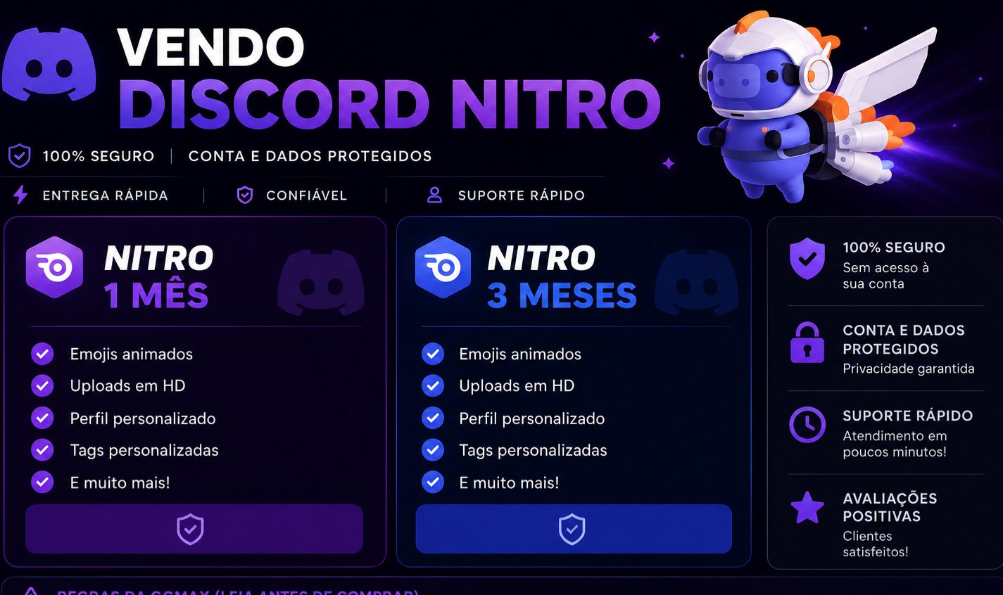 LINK NITRO 1 MÊS OU 3 MÊS