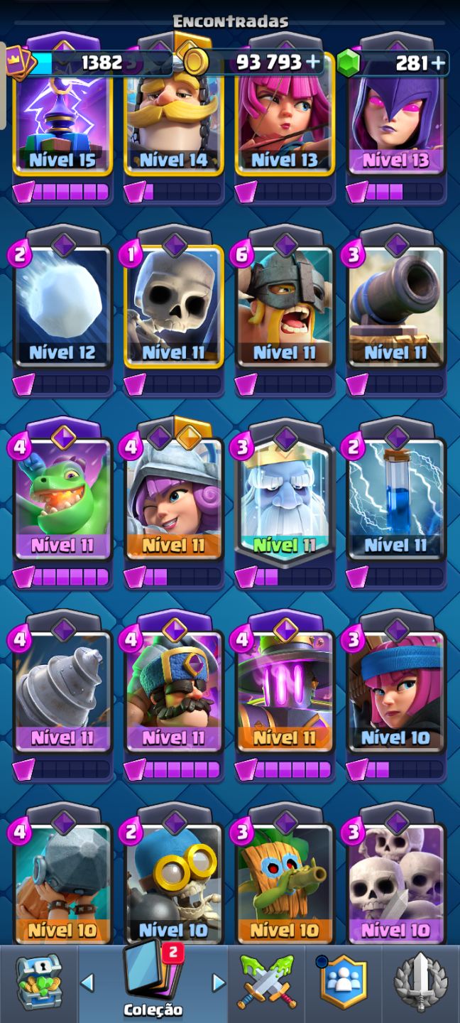 Conta de clash upada