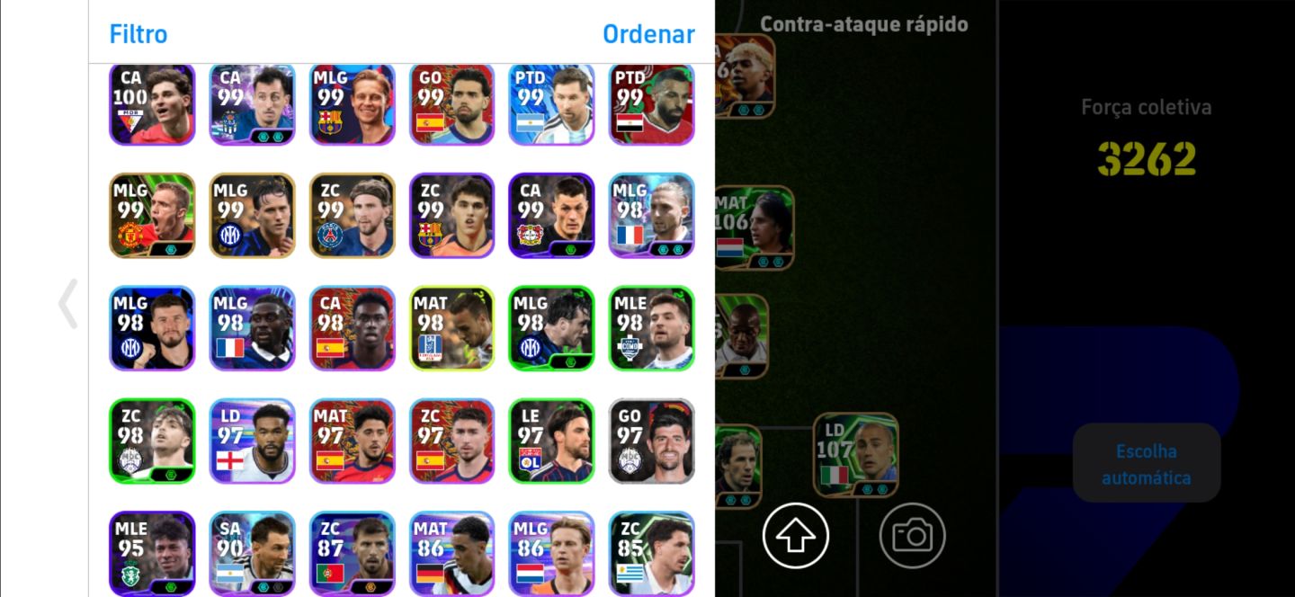 CONTA INSANA COM CR7 107 + CRUYFF 106 + RONALDINHO 105!