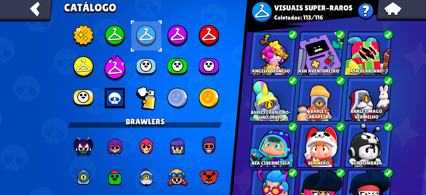 BRAWL STARS - MELHOR CONTA 100K FAMA ALIEN FULL ACESSO ALIENÍGENA PROMOÇÃO