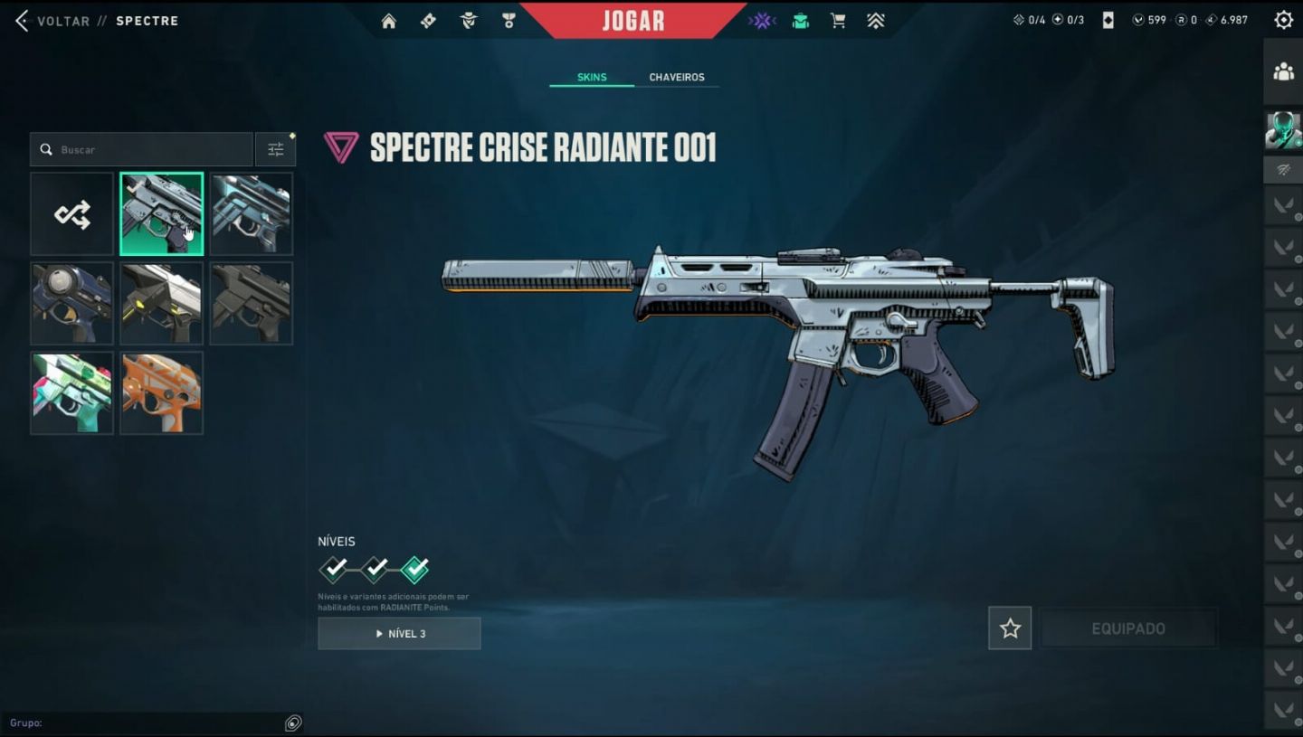 Conta valorant desde o Beta, mais de 2K em skins, ultimo elo ascendente 3
