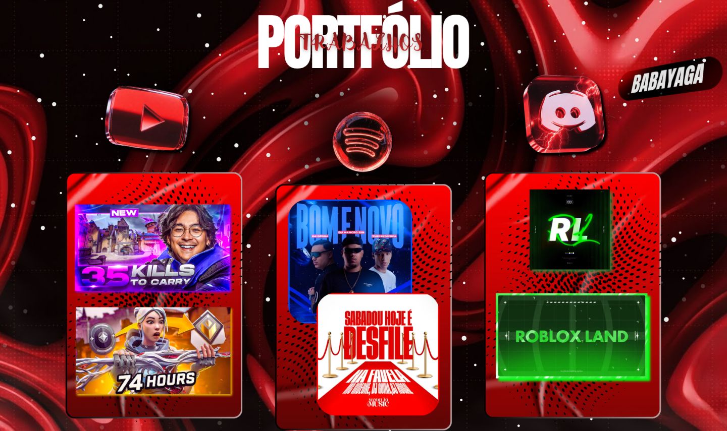 DESIGNER/DESIGN PROFISSIONAL (THUMBNAIL, LOGO, BANNERS, ANUNCIOS, OVERLAYS...)