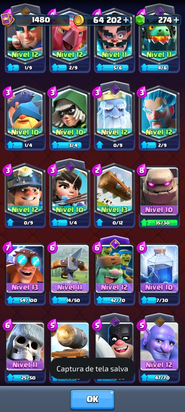 Conta Clash royale 10K+