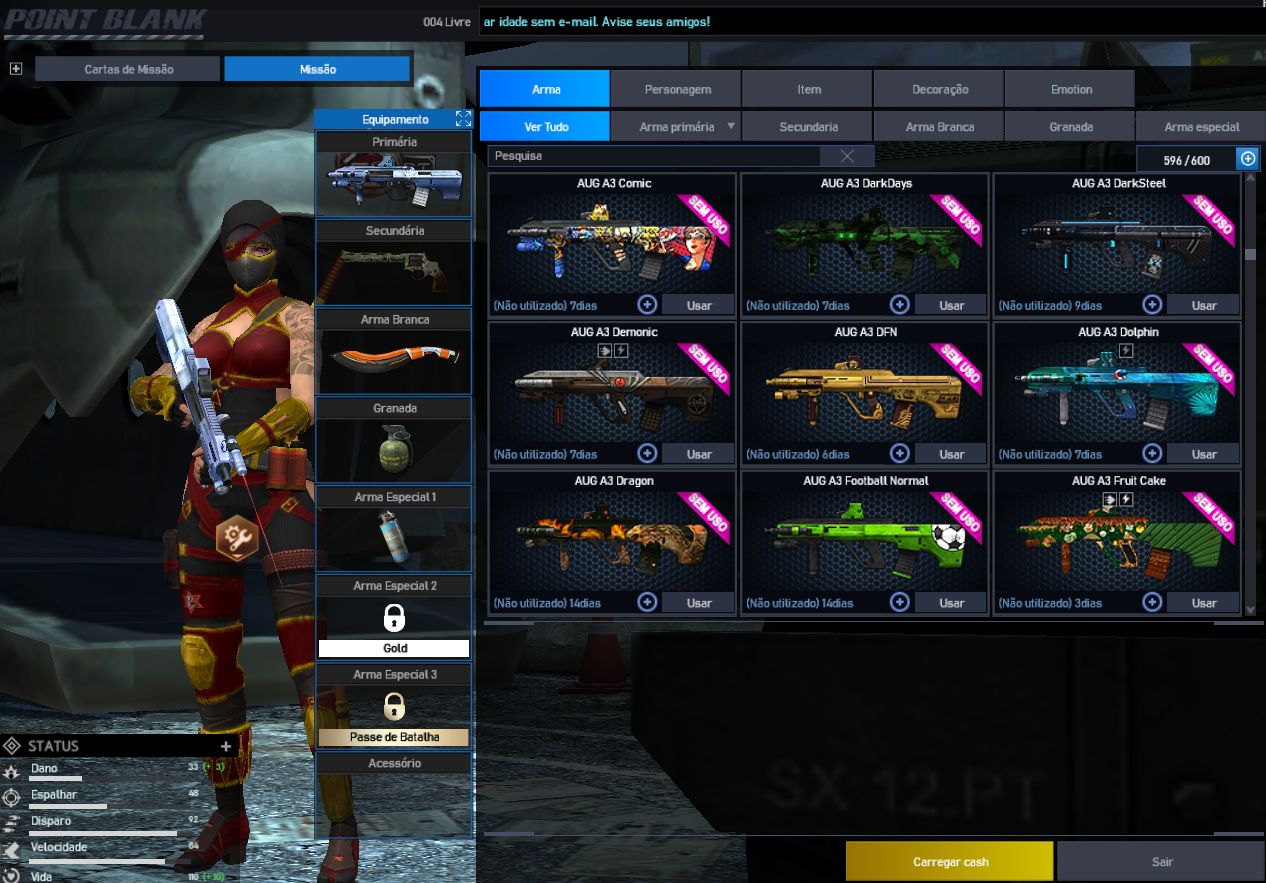 Conta de Point Blank General duas estrelas