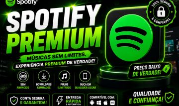 SPOTIFY PREMIUM INDIVIDUAL 30 dias | CONTA COMPLETA