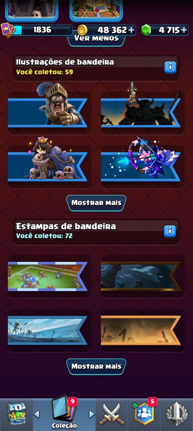 [ Promoção ] Conta de Clash Royale com Decks meta full 16