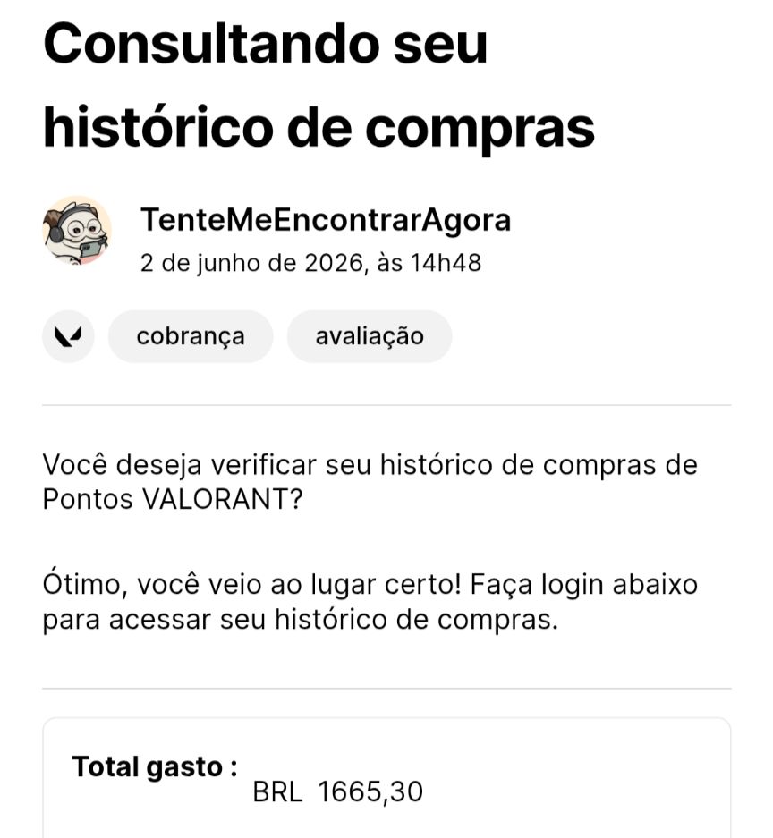 CONTA DE VALORANT FULL ACESSO COM MAIS DE 1.5K GASTOS!