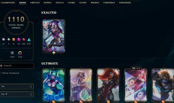 ARCANE FRACTURED JINX, 1110 SKINS, 149 CHROMAS - CONTA DE LEAGUE OF LEGENDS