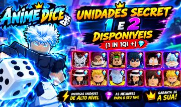 Anime Dice (Mega Promoção Pré Update) - Unidades (25qd/s a 7,4qi/s)