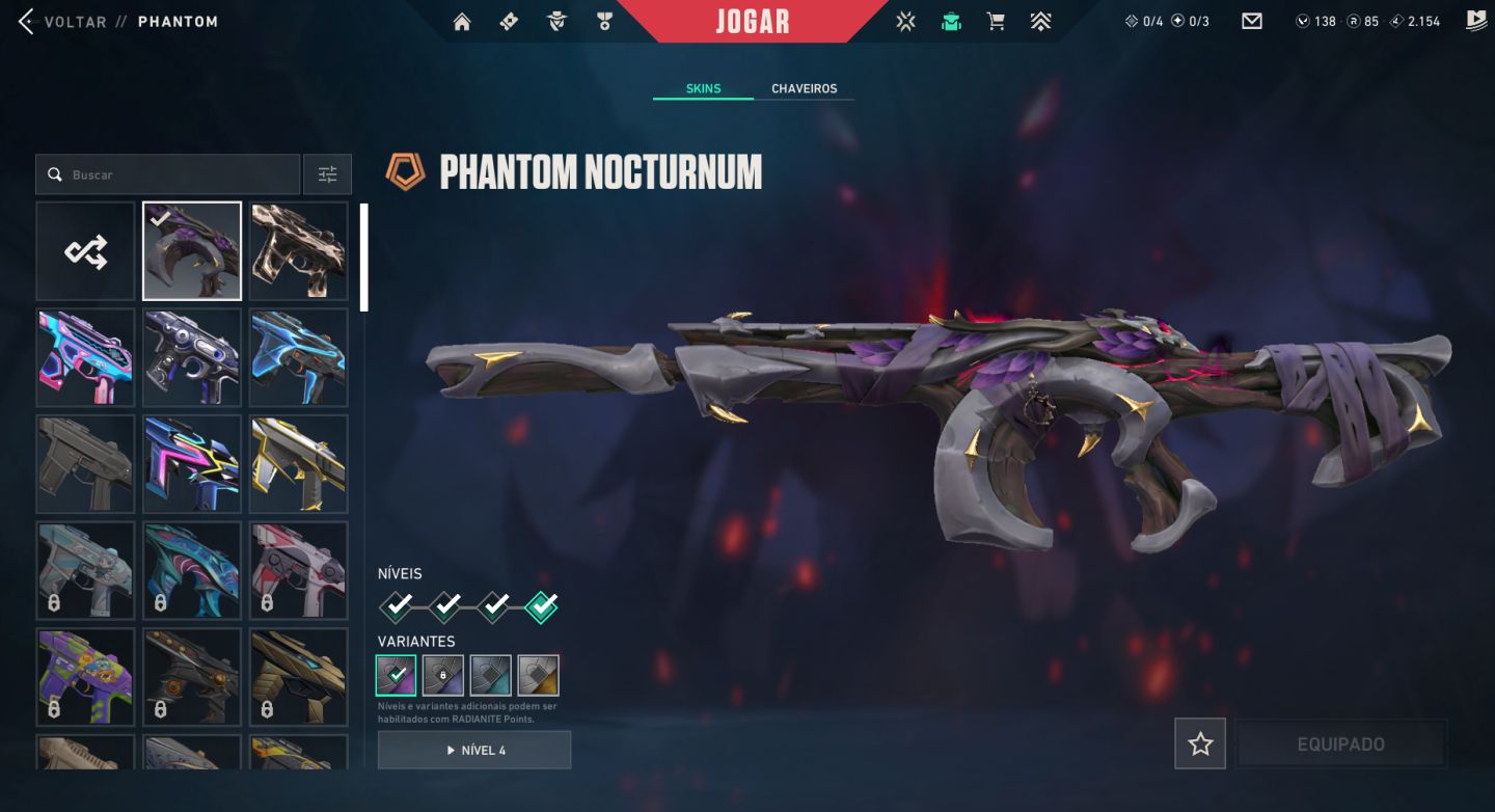 Mais de2k reais gastos, Muitas vandals e facas