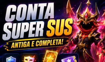 CONTA SUPER SUS ANTIGA + COMPLETA | LÚCIFER + SKINS LENDÁRIAS+ PASSES
