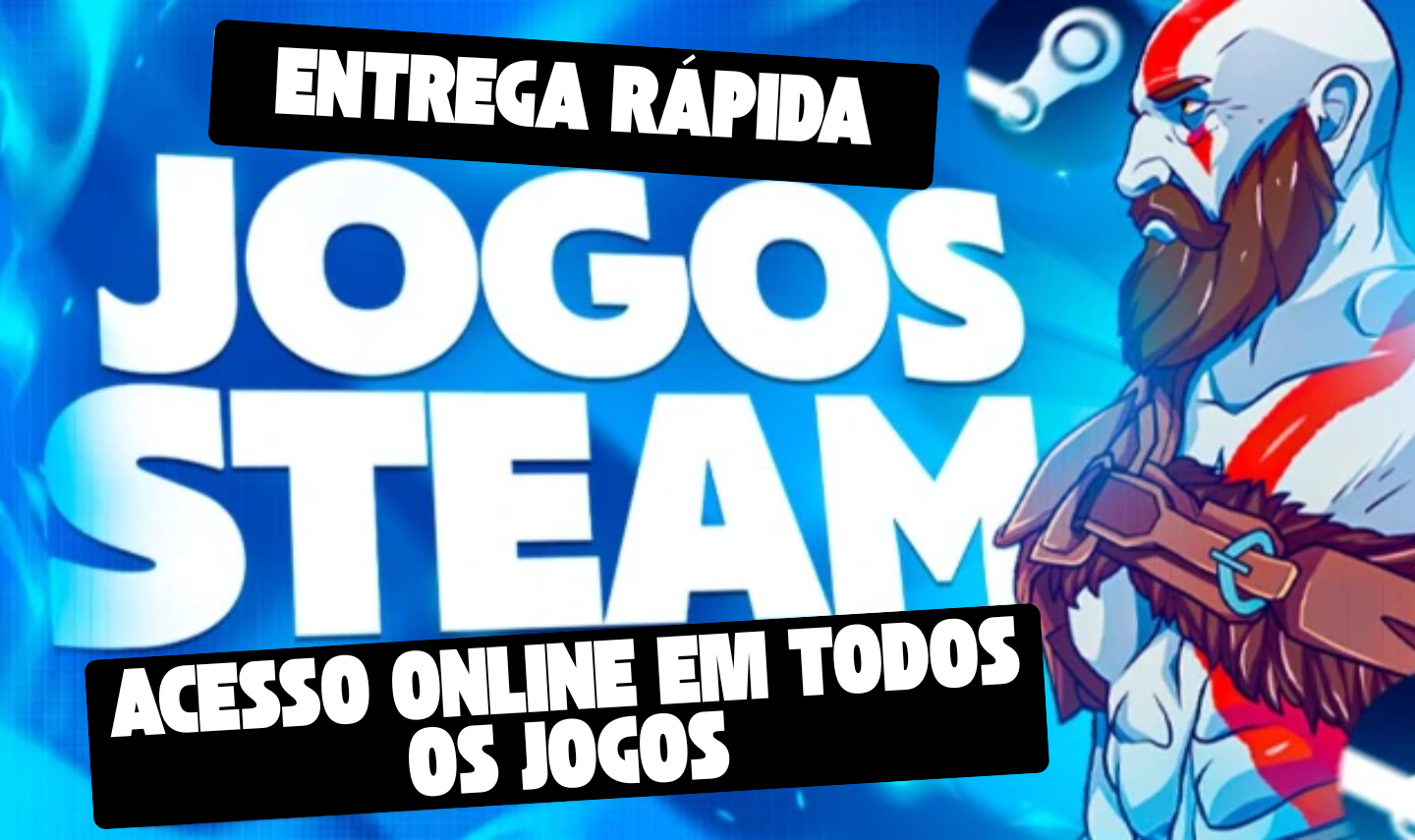 TODOS JOGOS STEAM [JOGUE ONLINE!] Full Acesso - CONTAS SEGURAS E PERMANENTE!