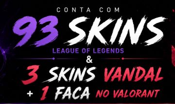 Conta Valorant/League of Legends