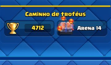 Conta Clash royale 4700 de troféus
