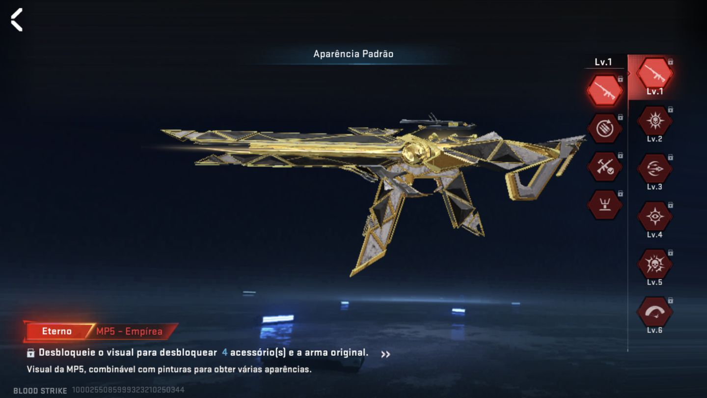 Likes e Contas blood strike com facas e armas eterna e ultra