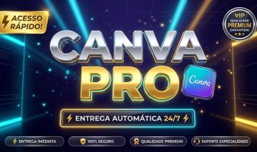 CANVA COM TODOS RECURSOS PRO - CONTA PRONTA OU NO SEU E-MAIL - ENVIO IMEDIATO
