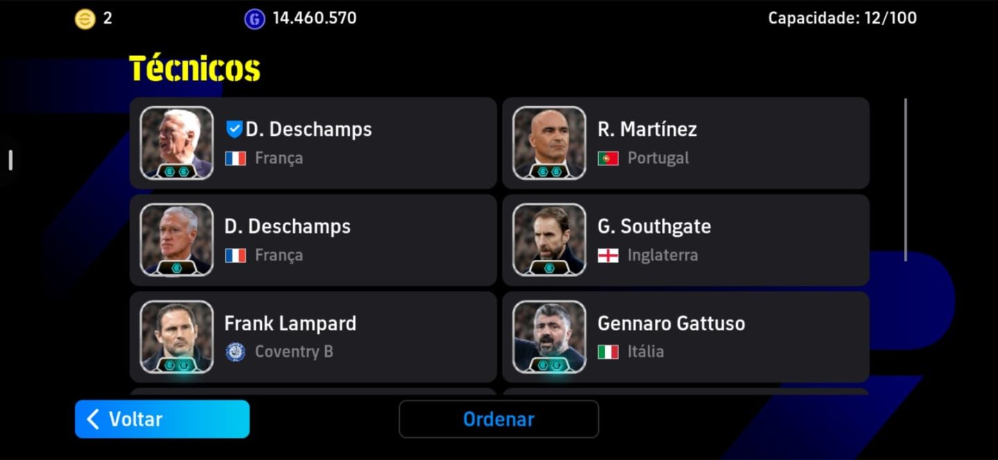 (20% off) Conta efootball gemada ataque da copa