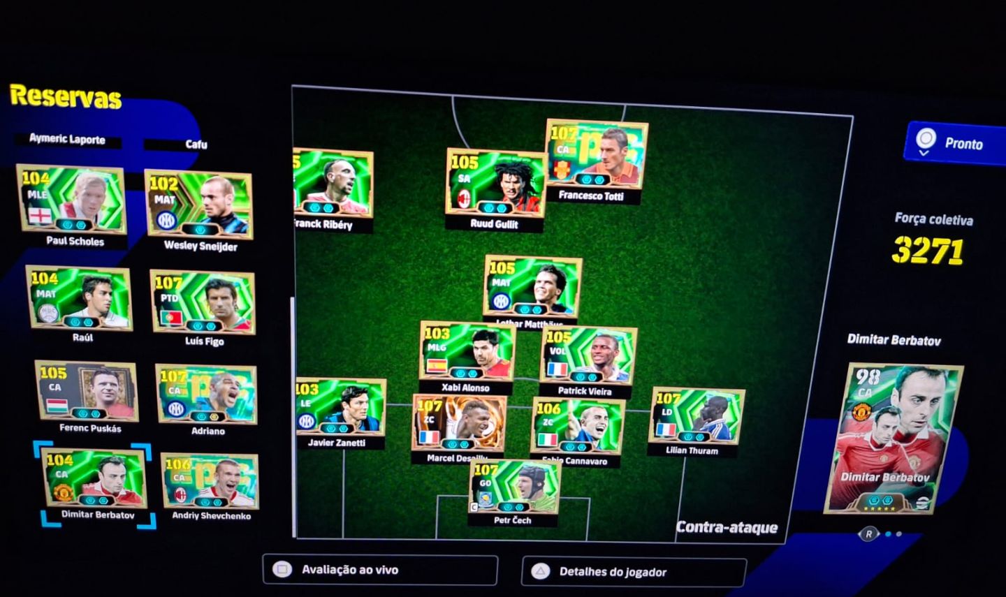 Conta top rank efootball ps4/ps5