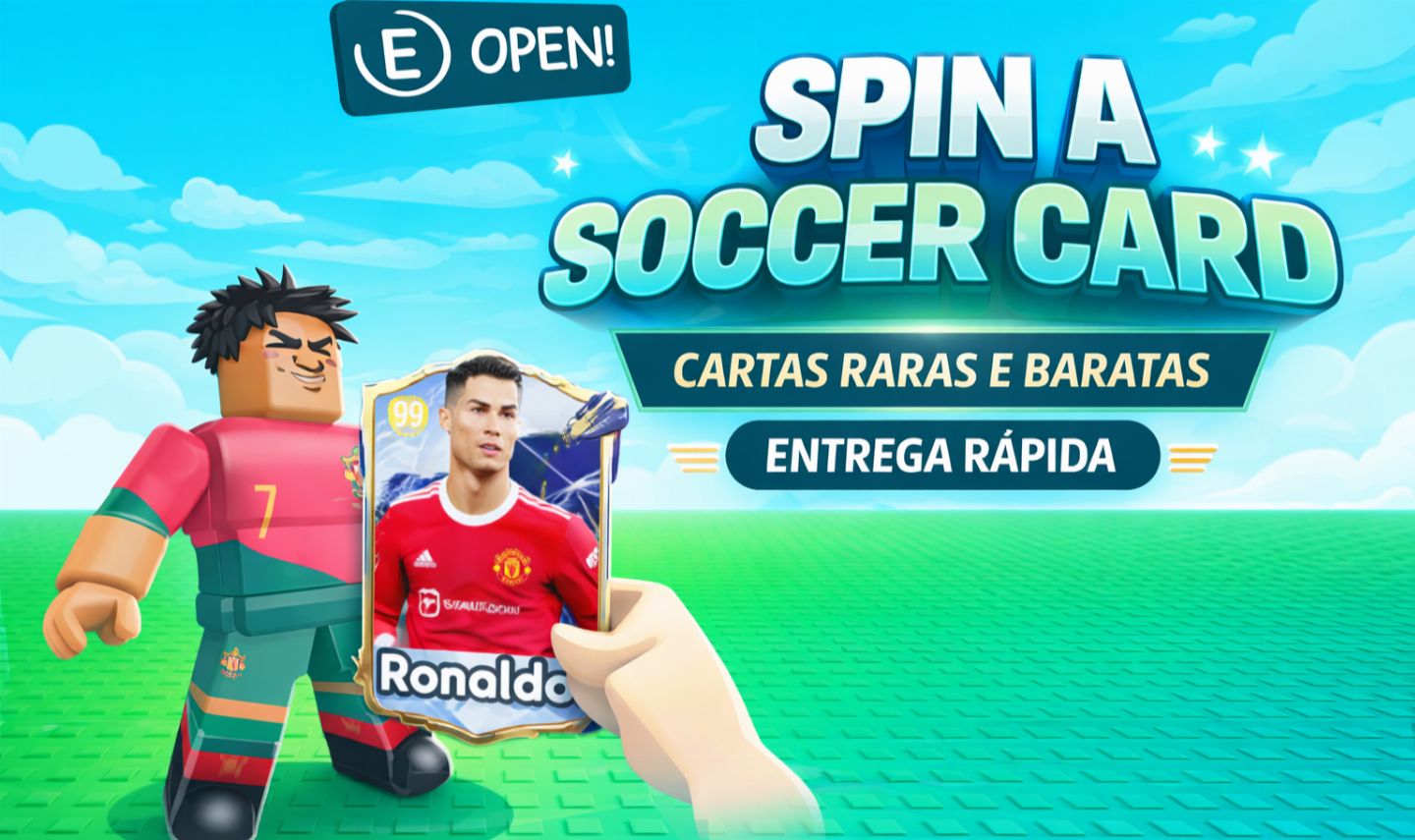 SPIN A SOCCER CARD - ROBLOX - CARTAS RARAS E BARATAS [ENTREGA RÁPIDA]