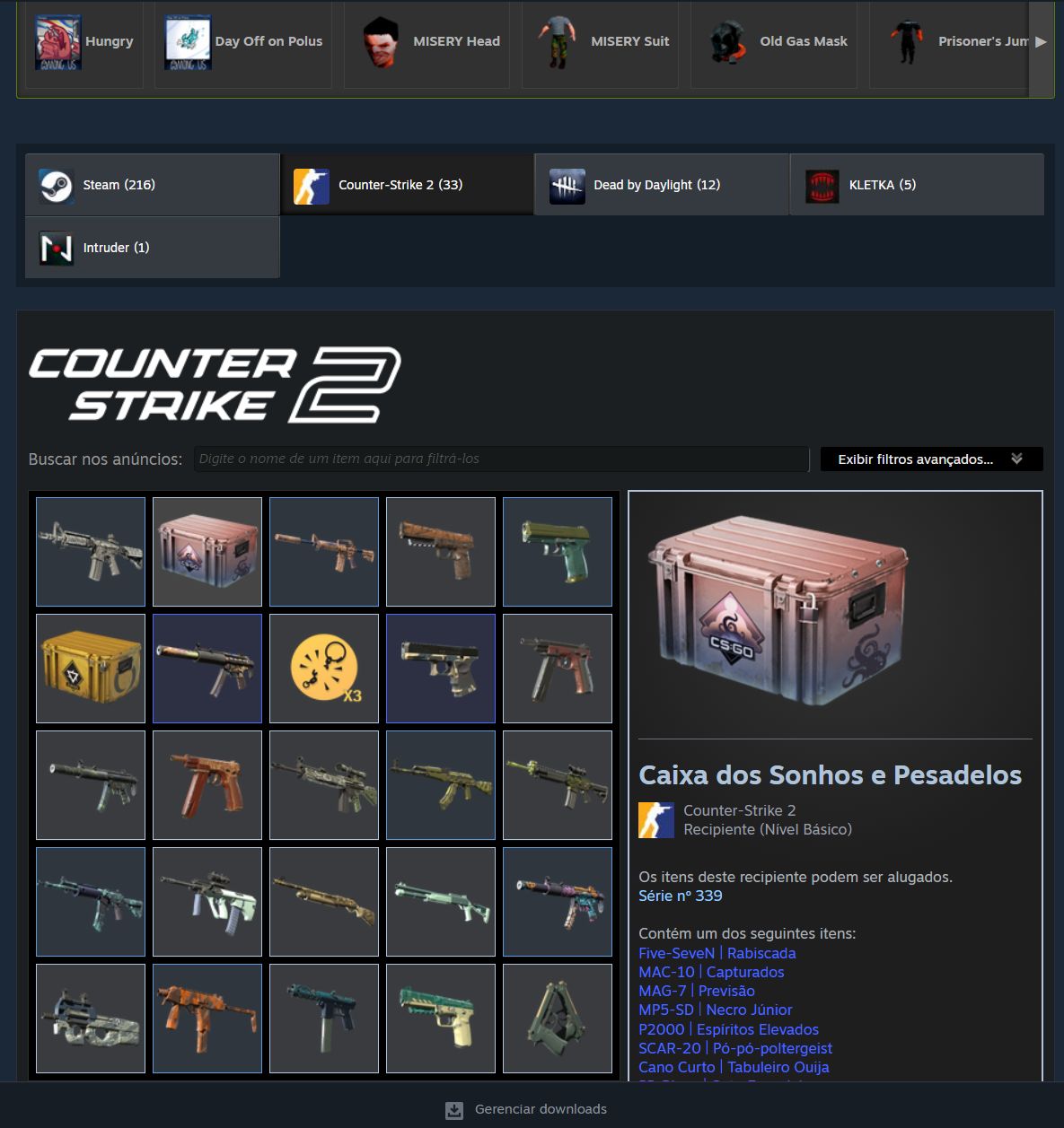 CONTA STEAM C/ 150 JOGOS E CSGO PRIME