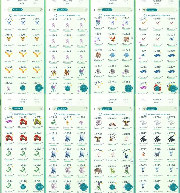 CONTA POKEMON GO LEVEL 60 | 132 LENDARIO | 114 BRILHANTE | ZAMAZENTA IV 100