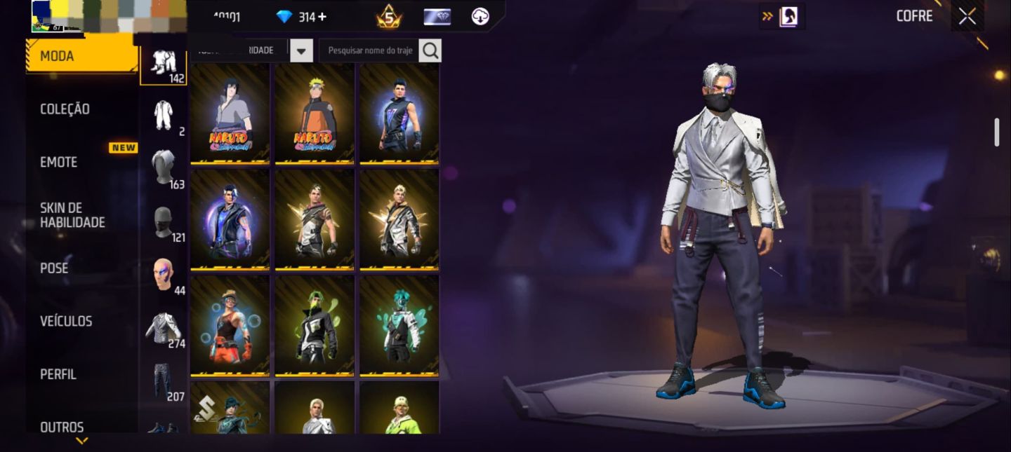 CONTA FREE FIRE COMPLETA E GEMADA À VENDA!