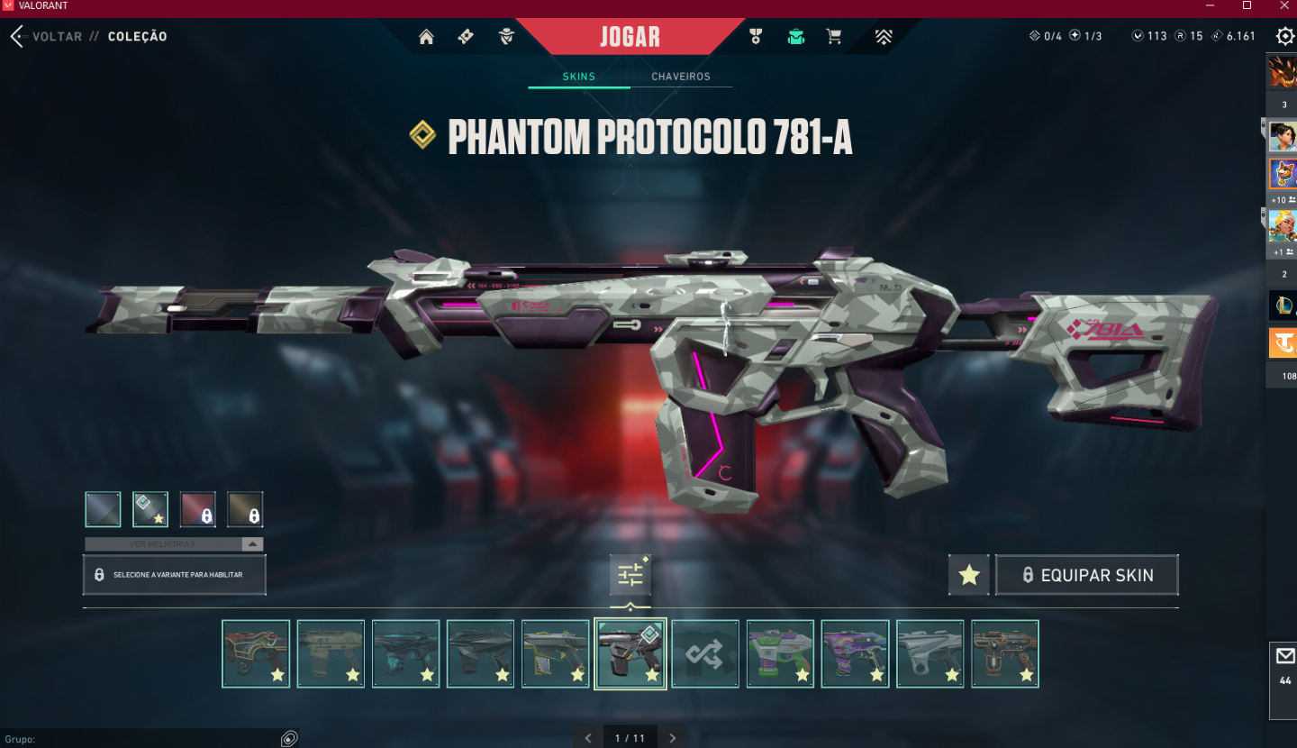 CONTA VALORANT 166 SKINS + R$ 2.400 REAIS GASTOS