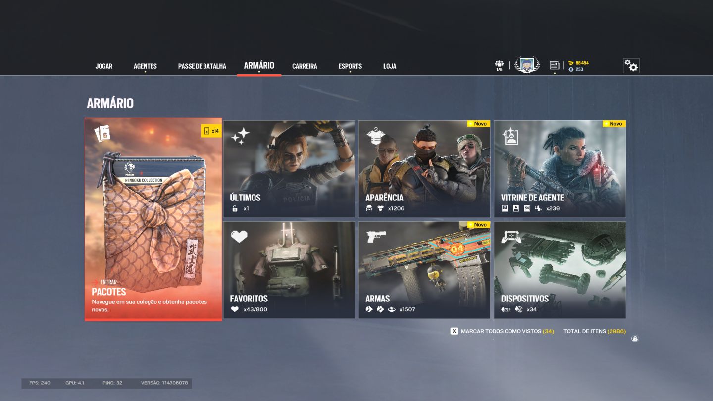 CONTA 3K ITENS, COM 3 CHAMPIONS ANTIGOS E DIMAS(RARISSIMOS) E MUITA SKIN TRYHARD